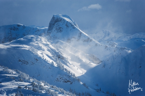 Looking out to Ghost peak from Revelstoke Mountain Resort